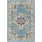 Homeroots 2 x 3 ft. Light Blue Distressed Medallion Scatter Area Rug 385328 - alternate 1